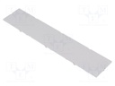 Front panel; with frame,with holder; grey