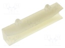 Guide; polyamide; natural; A: 38.4mm; B: 20mm; C: 9.2mm; D: 6.4mm
