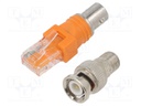 Adapter; BNC-F,RJ45- BNC