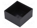Enclosure: designed for potting; X: 40mm; Y: 40mm; Z: 20mm; ABS
