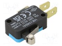 Microswitch SNAP ACTION; 6A/250VAC; with lever (with roller)
