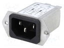 Connector: AC supply; socket; male; 4A; 250VAC; IEC 60320; -25÷85°C