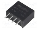 Converter: DC/DC; 1W; Uin: 21.6÷26.4V; 15VDC; Iout: 67mA; SIP4; 1.2g