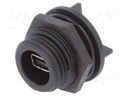 Socket; USB B mini; Mini USB Buccaneer; PIN: 5; IP68; max.6.2mm