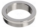 Reduction of threads for glands; Int.thread: PG29; brass; nickel