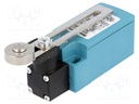 Limit switch; adjustable lever R 20-65mm, metal roller Ø17mm