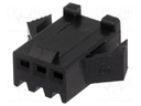 Plug; wire-wire; female; NPP; 2.5mm; PIN: 3; w/o contacts; for cable