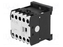 Contactor: 4-pole; NC x2 + NO x2; 24VAC; 6A; DIN,on panel; DILER