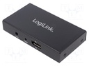 Splitter; DisplayPort 1.2,HDMI 1.4; Colour: black