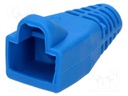 RJ45 plug boot; 6mm; Colour: blue