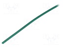 Insulating tube; green; -20÷155°C; Øint: 2mm; L: 200m