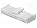 Plug; wire-wire/PCB; female; 2.5mm; PIN: 12; w/o contacts; straight