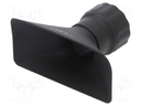 Soldering accessories: fume absorber head; Shape: rectangular