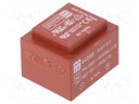 Transformer: encapsulated; 1.5VA; 230VAC; 15V; 100mA; Mounting: PCB