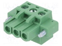 Pluggable terminal block; 5mm; ways: 3; straight; plug; female