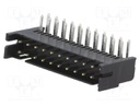 Socket; wire-board; female; DF11; 2mm; PIN: 22; THT; on PCBs; tinned