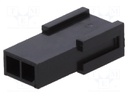Plug; wire-board; male; Micro MATE-N-LOK; 3mm; PIN: 2; w/o contacts