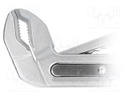 Pliers; insulated,adjustable; steel; 250mm; 1kVAC; V: with button