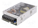 Power supply: industrial; single-channel,universal; 100W; 24VDC