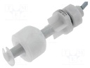Sensor: liquid level; -20÷90°C; lead 0,5m; Output conf: SPST-NC