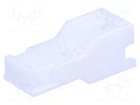 Plug; wire-wire/PCB; male; PNI; 2mm; PIN: 3; w/o contacts; crimped