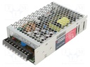 Power supply: switched-mode; modular; 80W; 5VDC; 8A; OUT: 3; 79%