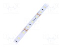 LED tape; white cold; 2835; 12V; LED/m: 60; 10mm; IP64; 12W/m