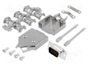 D-Sub; PIN: 9; plug; male; stamped and formed contacts; straight