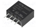 Converter: DC/DC; 1W; Uin: 4.5÷5.5V; Uout: 5VDC; Iout: 200mA; SIP4