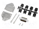 D-Sub; PIN: 15; plug; male; Locking: threaded joint; screw terminal