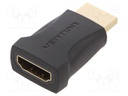 Adapter; HDMI socket,HDMI plug; Colour: black