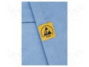 Coat; ESD; XXXXL; cotton,polyester,conductive fibers; 115g/m2