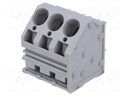 PCB terminal block; angled; 10mm; ways: 3; on PCBs; 0.2÷16mm2; 66A