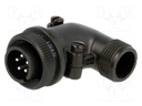 Connector: circular; Series: 97; plug; male; PIN: 5; silver plated