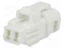Connector: wire-wire/PCB; 565,E-Seal; plug; female; IP67; white