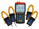 Meter: power logger; LCD; Network: three-phase; Øcable: 42mm