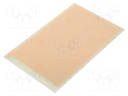 Board: universal; single sided,prototyping; W: 100mm; L: 160mm