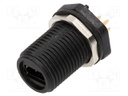 USB A mini; 1310; on PCBs,for panel mounting,front side nut