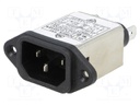 Connector: AC supply; socket; male; 6A; 250VAC; IEC 60320; -25÷85°C