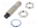 Sensor: inductive; Output conf: PNP / NO; 0÷10mm; 10÷30VDC; M12