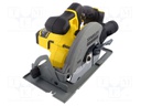 Circular saw table; battery; 4000rpm; 165mm; 18VDC; FATMAX V20