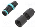 Connector: AC supply; screw terminal; female; TH381; 7÷8mm; 400V