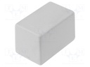 Enclosure: designed for potting; X: 16mm; Y: 26mm; Z: 17mm; ABS; grey