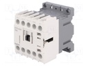 Contactor: 3-pole; NO x3; Auxiliary contacts: NC; 230VAC; 16A; DIN