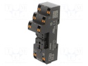 Socket; 12A; 12A; 300VAC; Mounting: DIN; -40÷70°C; max.300VDC
