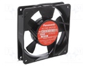 Fan: AC; axial; 230VAC; 120x120x25mm; 108m3/h; 34dBA; ball bearing