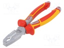 Stripping tool; 0.5÷10mm2; Wire: round; 180mm