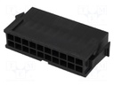 Plug; wire-wire; male; Micro-Fit 3.0; 3mm; PIN: 20; w/o contacts