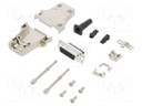 D-Sub; PIN: 15; female; shielded,with strain relief; straight