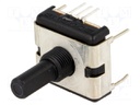 Potentiometer: shaft; single turn; 100kΩ; ±20%; 0.75W; linear; THT